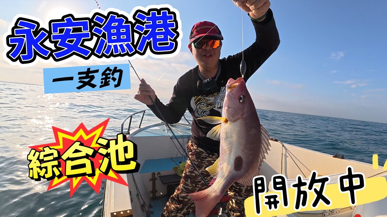 怎麼釣都是這個魚，釣起來還會罵人？流水到，敲底馬上就來咬，永安漁港綜合池，爆咬實錄#永安漁港#鮸魚#大咬