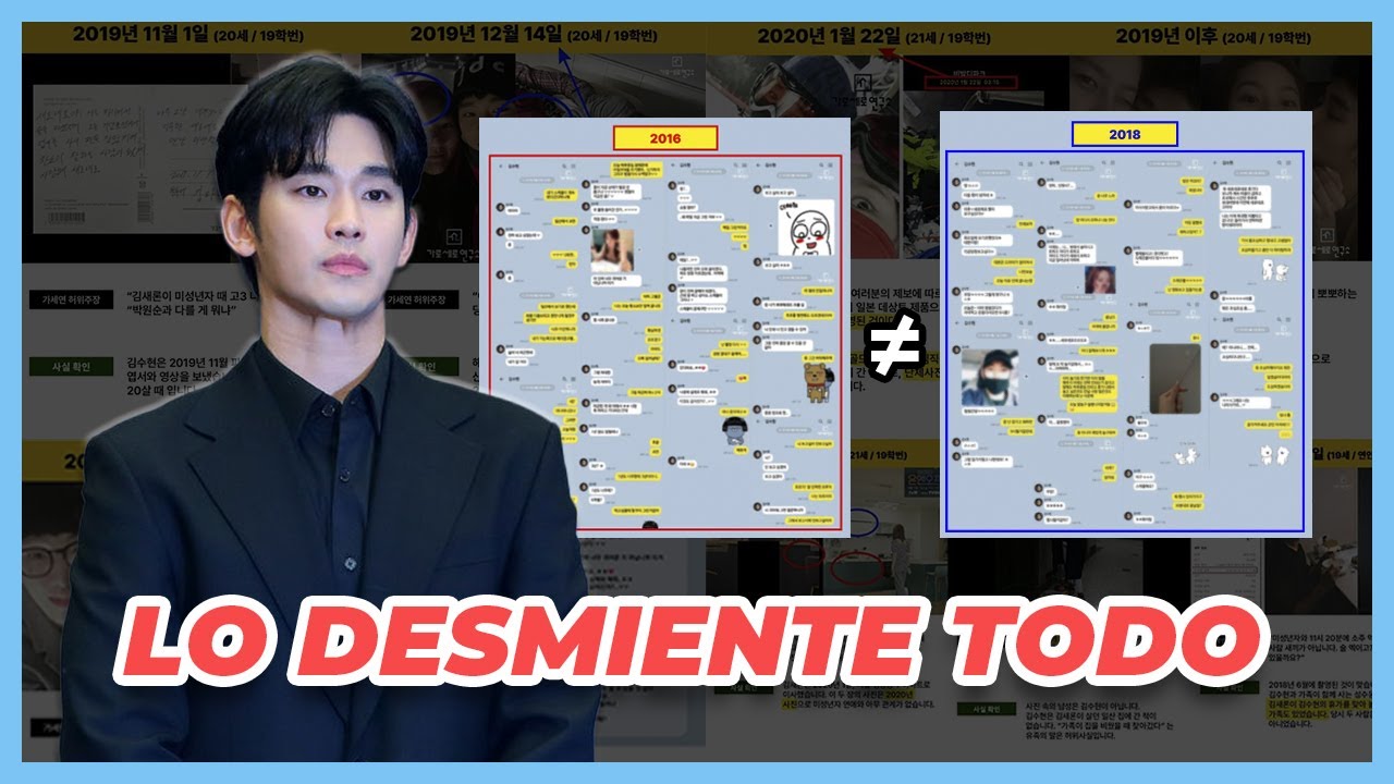 ¿DIRÁ LA VERDAD? KIM SOOHYUN REFUTA TODAS las PRUEBAS de QUE SALIÓ con KIM SAERON cuando ERA MENOR