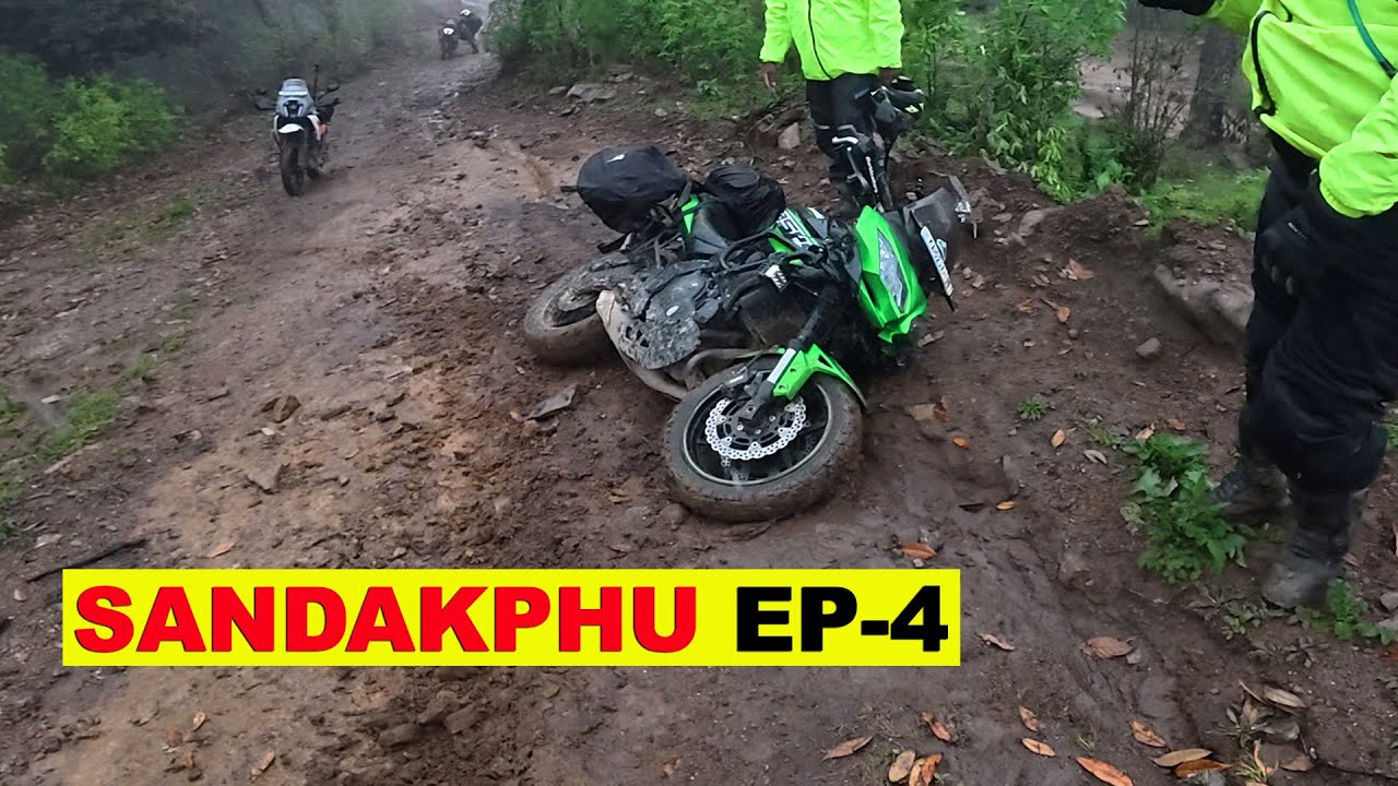 TERRIBLE DAY for Bikers - SANDAKPHU is not EASY