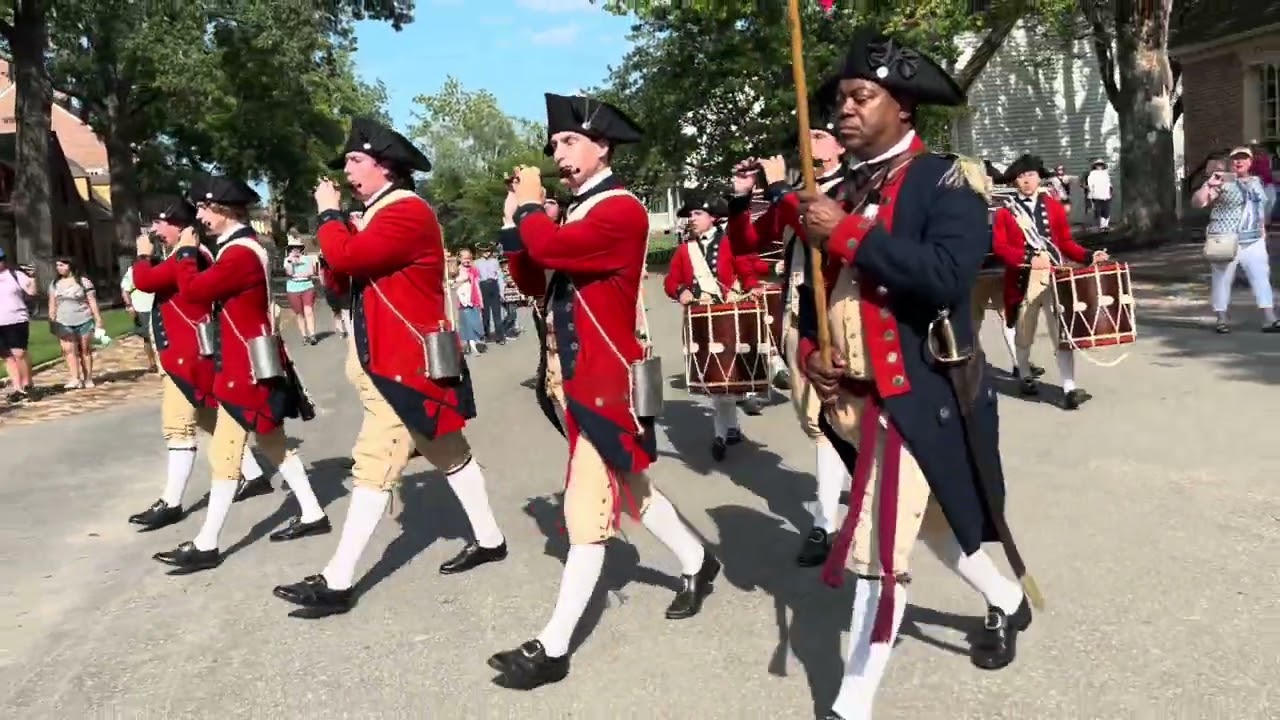 Colonial Williamsburg Senior Corps Fifes & Drums Graduation March, 2023-07-12