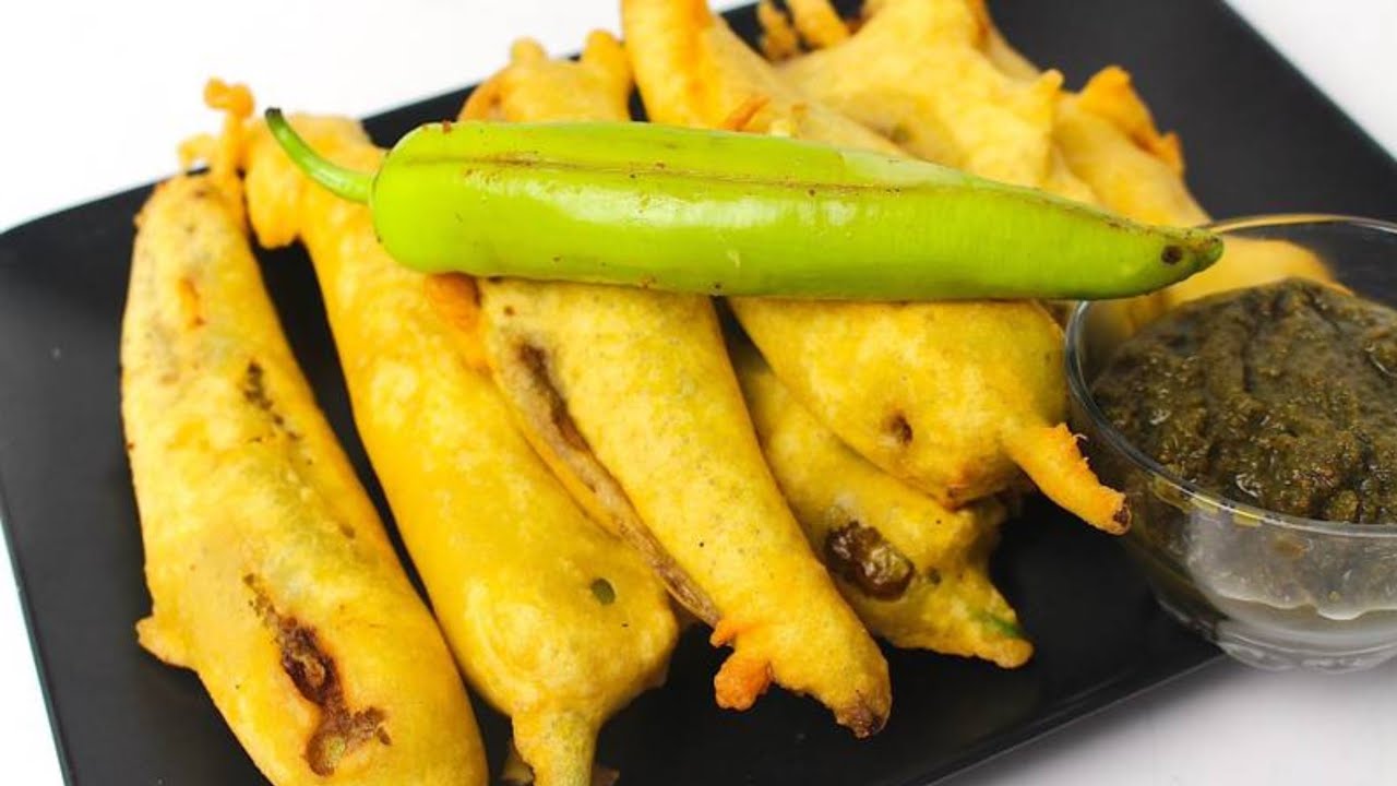 ठेले वाले मिर्ची के पकोड़े बनाने का तरीका |Street Side Mirchi Pakora Recipe | Mirchi Pakoda