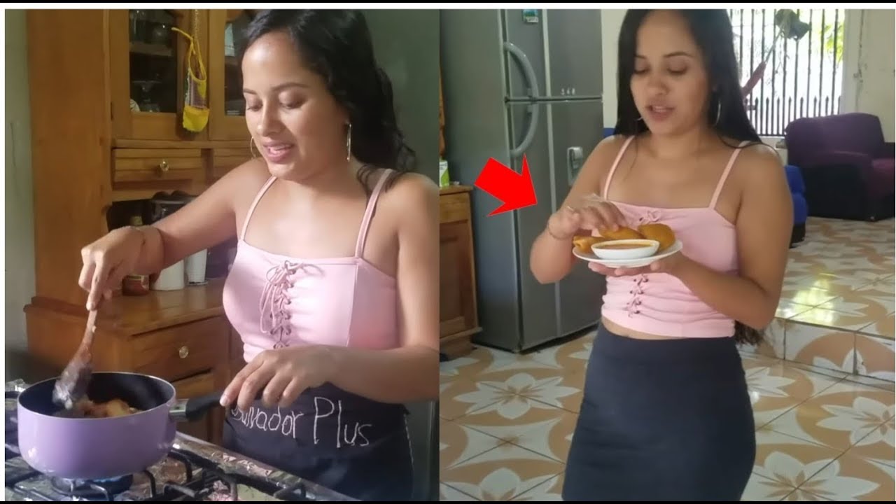 -Esta Guapa Señorita Nos Enseña Hacer Unos Ricos Pastelitos De Papa,Muy Facil Y Rápido-