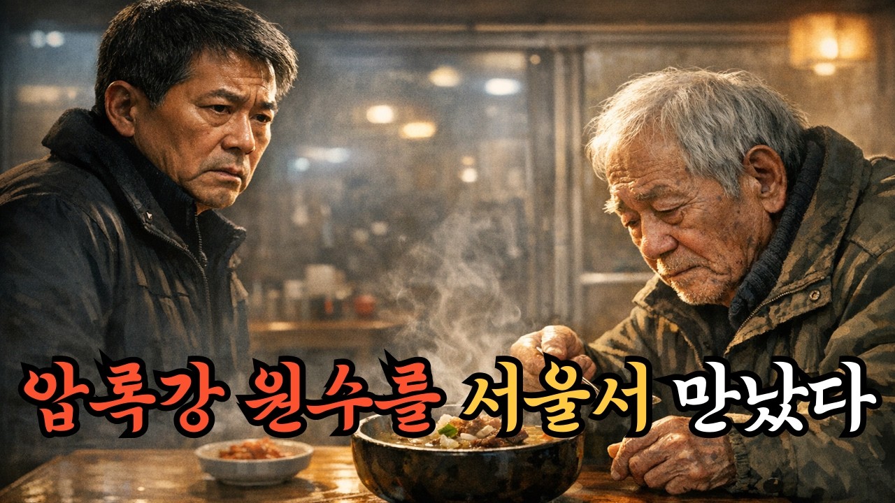 압록강에서 날 죽이려던 원수, 서울 국밥집에서 다시 만났습니다
