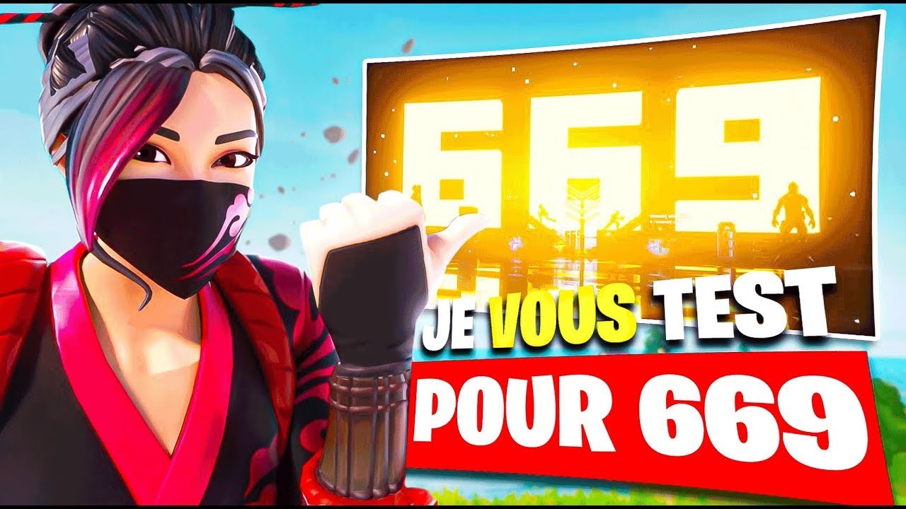 JE VOUS TESTE POUR LA 669 !