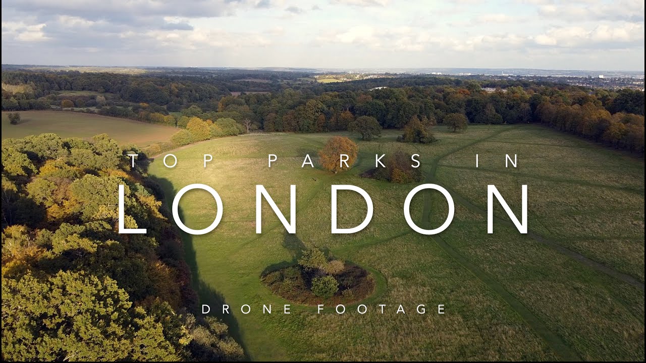 Top Parks in North London, Drone Footage 4K