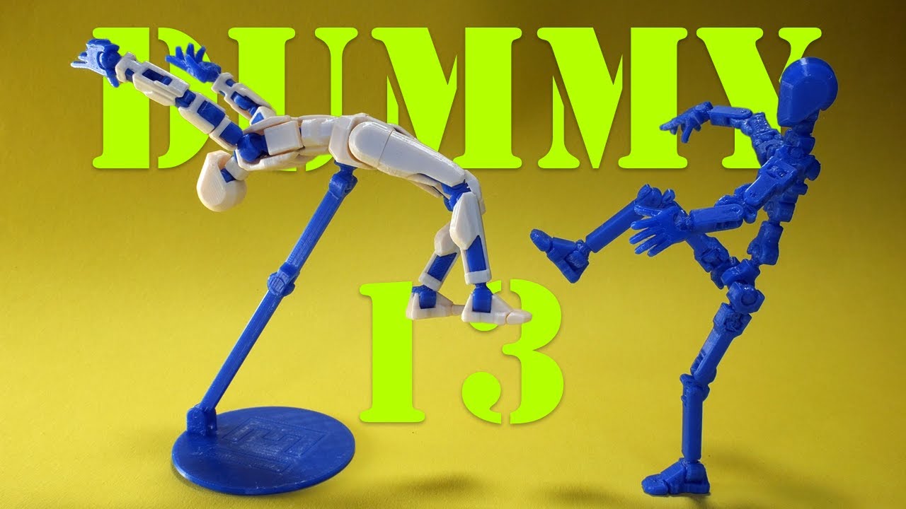 DUMMY 13  -  3D Printable Action Figure