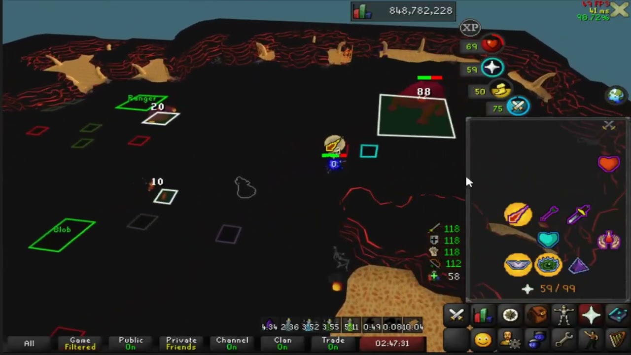 Sanity diary example | Fight caves 18:19