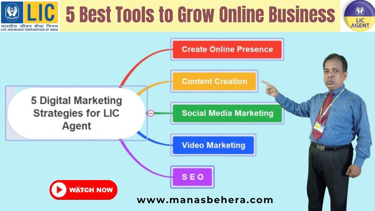 5 DIGITAL MARKETING STRATEGIES FOR LIC AGENTS | 5 Best Tools to Grow Online Business
