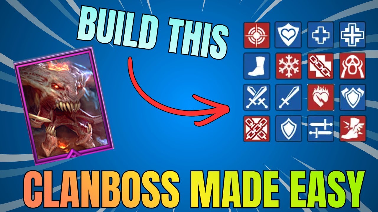 ULTIMATE CLAN BOSS BEGINNER GUIDE (BUILD THESE ROLES) | Raid: Shadow Legends