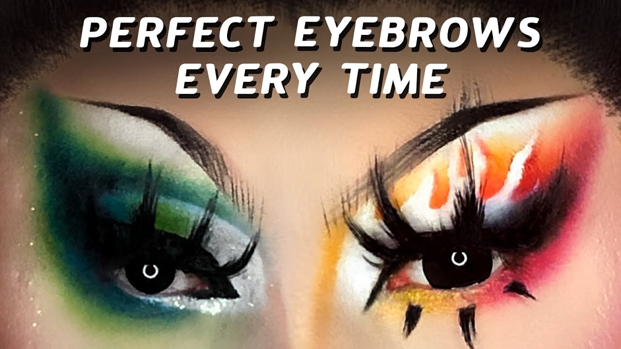 Perfect eyebrows EVERY TIME | Detailed eyebrow tutorial | Drag makeup tutorial | Pi Queen