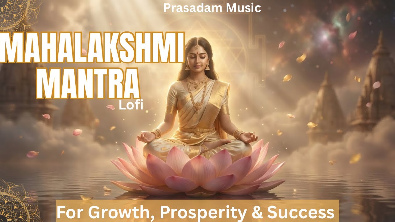 🌸 Mahalaxmi Mantra Lofi - 1 Hour Repetition | Attract Wealth, Success & Prosperity 🕉️