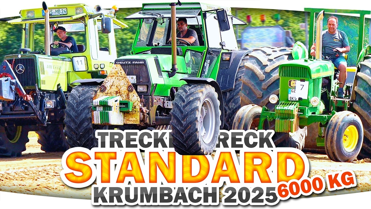Trecker Treck - Deutz DX Agrostar unbesiegbar? MB trac, Fendt & IHC beim 𝟲𝗧 𝗦𝗧𝗔𝗡𝗗𝗔𝗥𝗗 ► Krumbach 2025
