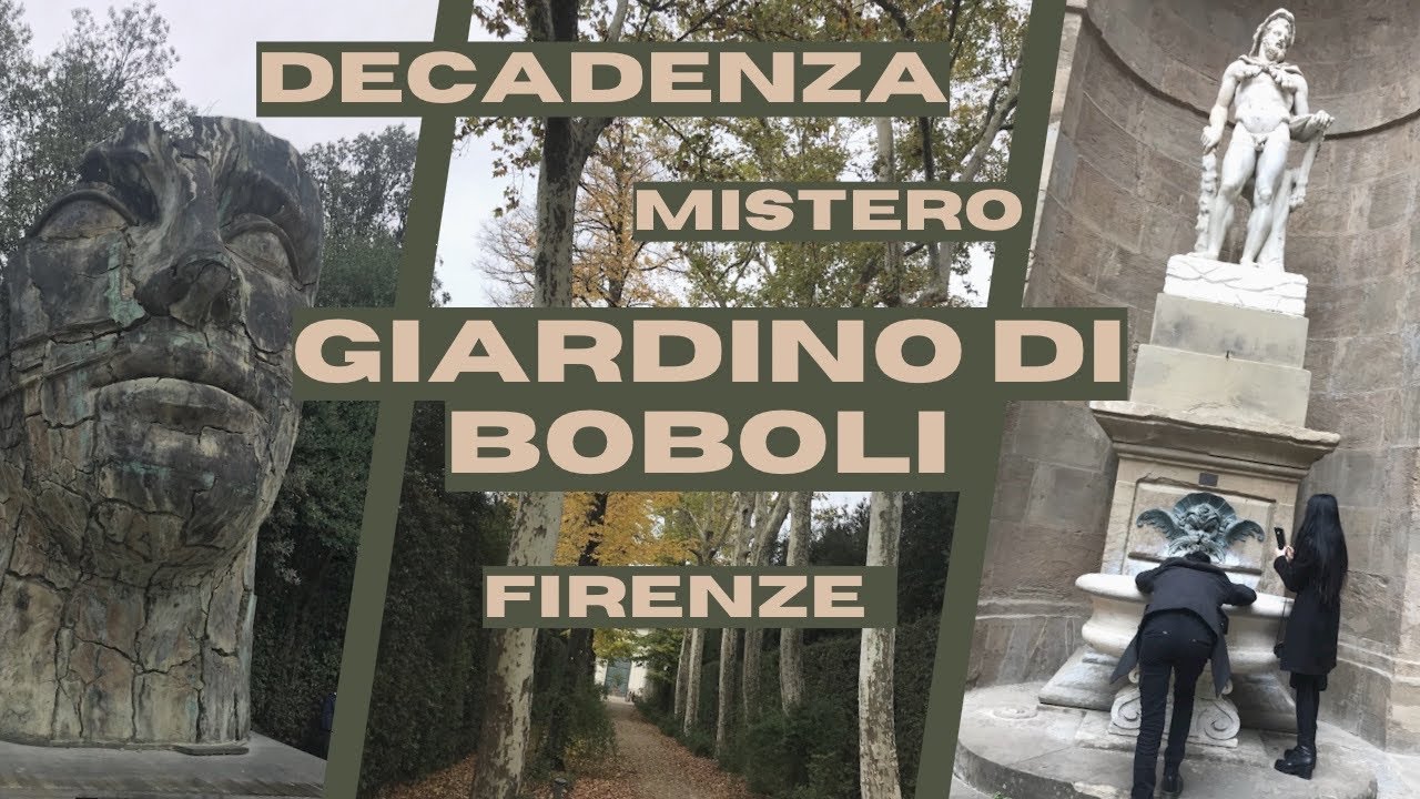 Decadenza e mistero al GIARDINO di BOBOLI a FIRENZE 🔥 #firenze #florence #giardinodiboboli