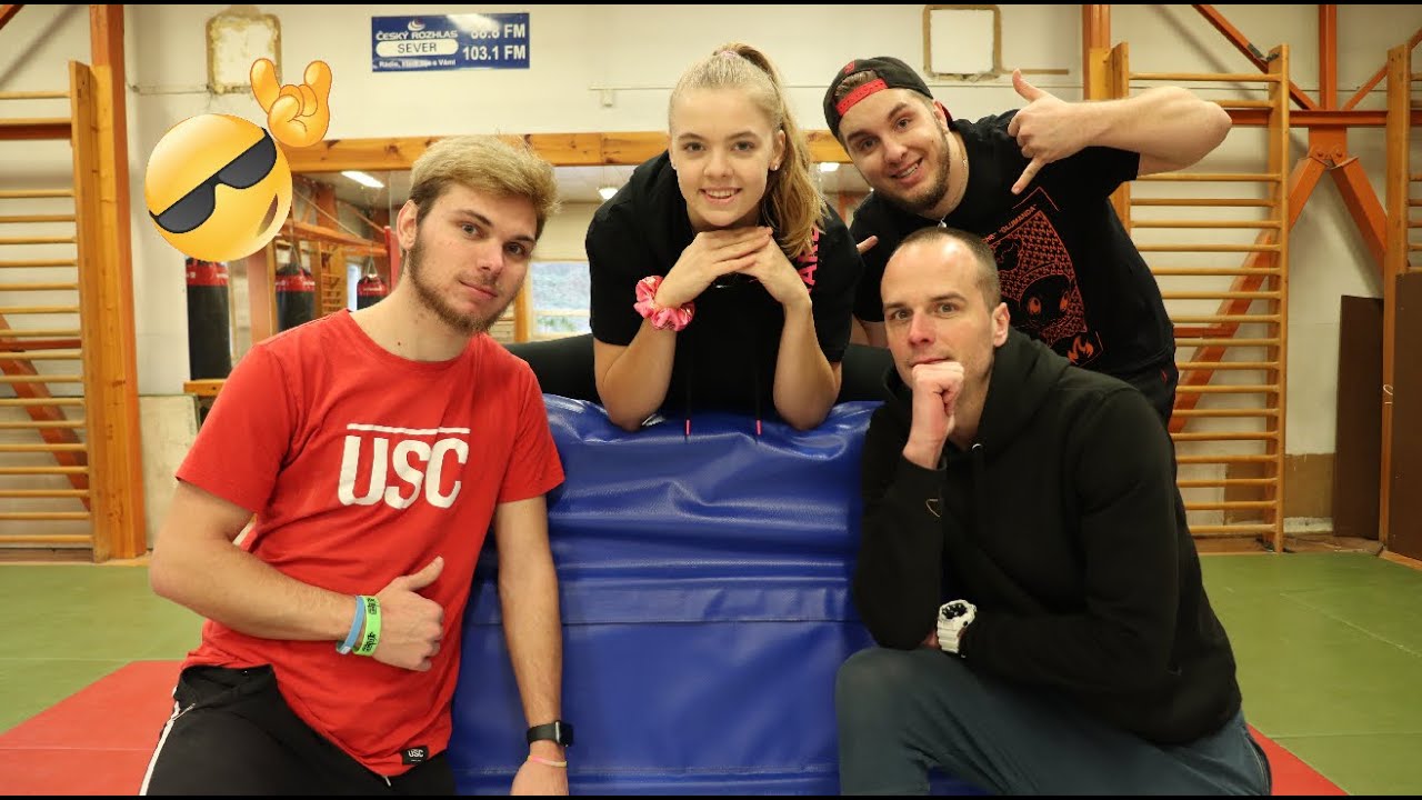 Tom a Lea zkouší parkour a gymnastiku na AirTracku