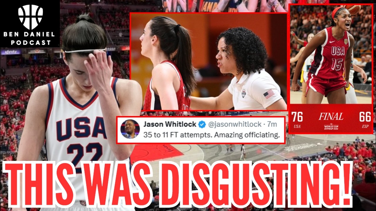 Kara Lawson BAILED OUT By HORRIBLE OFFICIATING! Caitlin Clark & Aliyah Boston LEADS USA In +/-