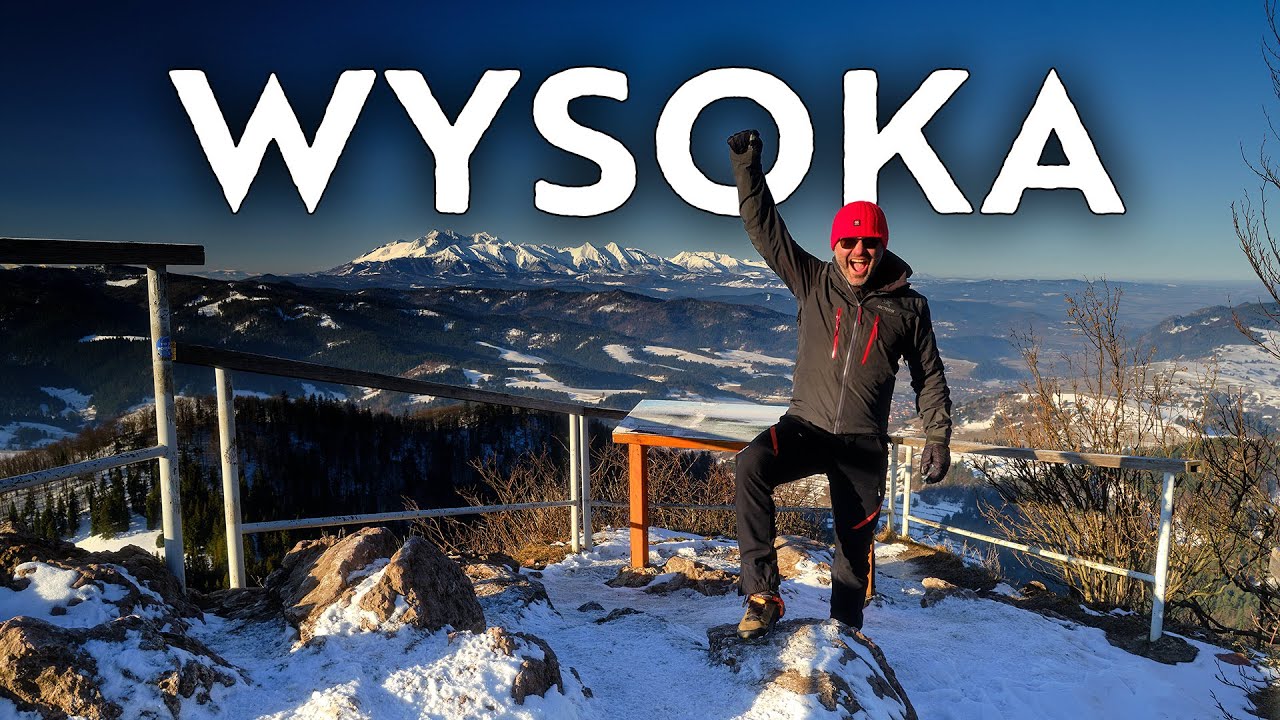 Tatry z Pienin 📸 Najwyższy Szczyt Pienin Końcem Zimy 🏔 Wysoka 1050 m n.p.m.