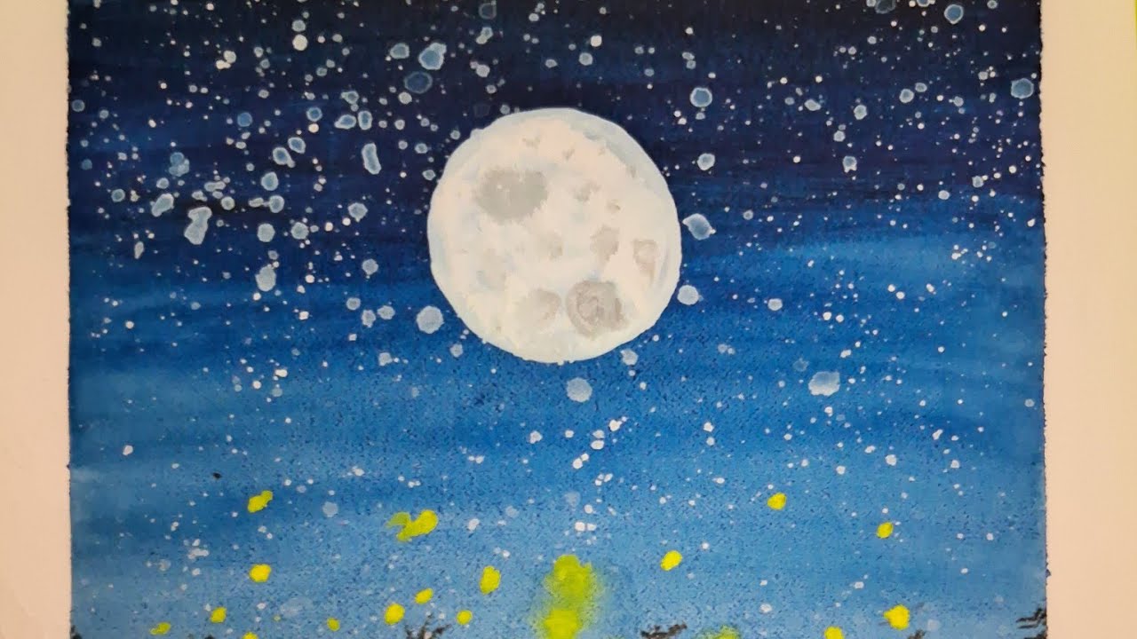 #naturepainting#painting#drawing#art#drawingtutorial#learning#nature#nightsky#watercolor#viralvideo#