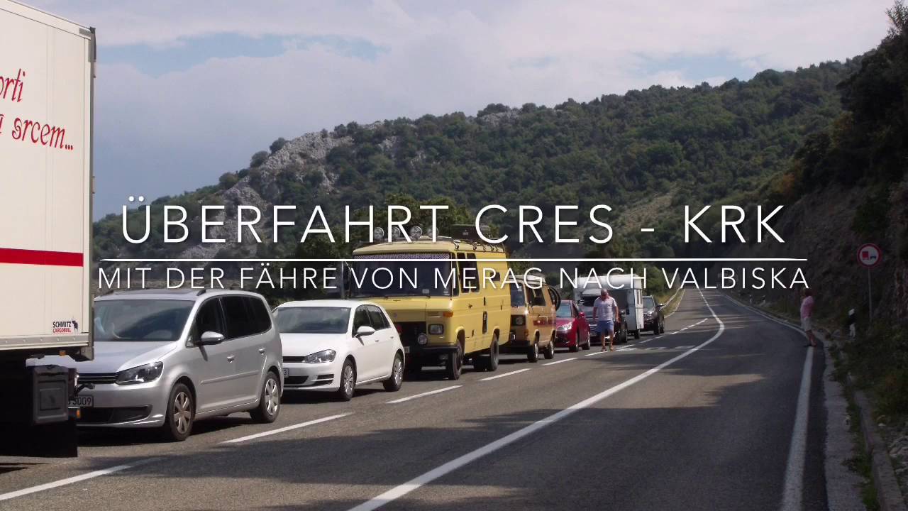&Uuml;berfahrt Cres - Krk, Kroatien