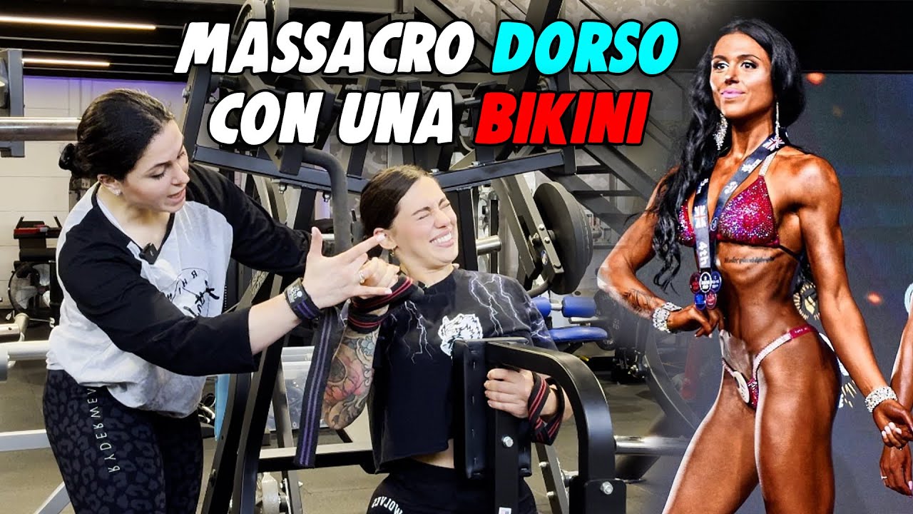 Allenamento Dorso con Giorgia Baglio atleta Bikini