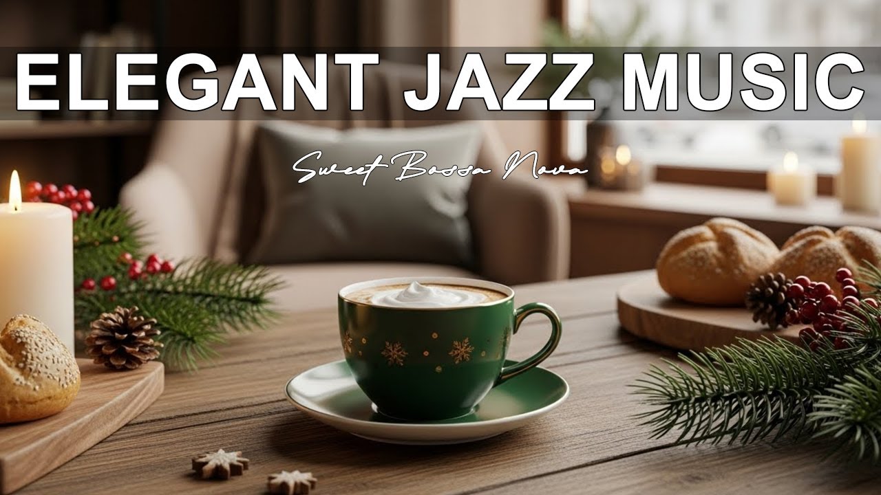 Elegant Jazz Music ☕ Coffee Shop Ambiance | Happy Bossa Nova Instrumental for Happy Morning.