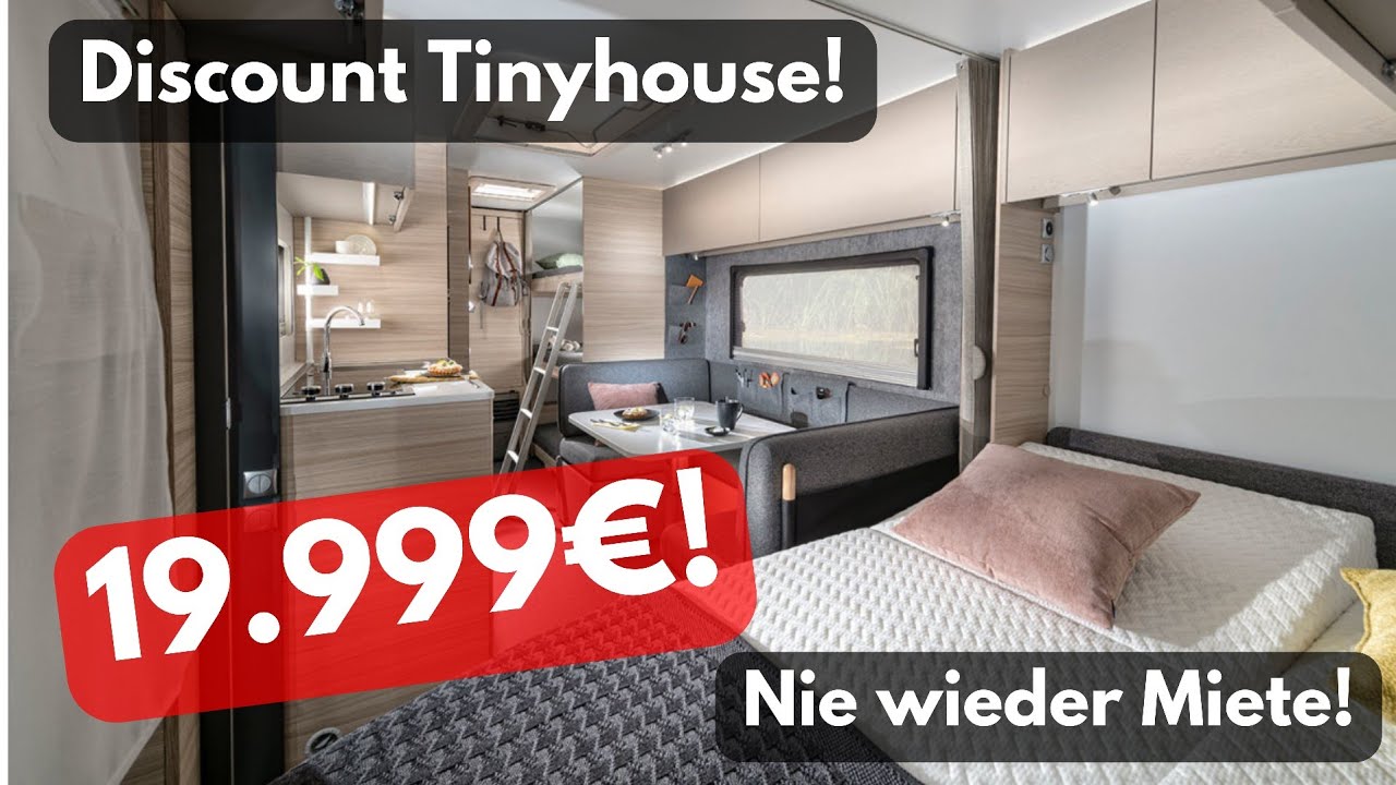 Ab 19.999 €! UL-Tinyhouse mit Zulassung, Küche, Bad, Dusche, allen Möbeln. 2023 Adria Altea 502 UL.