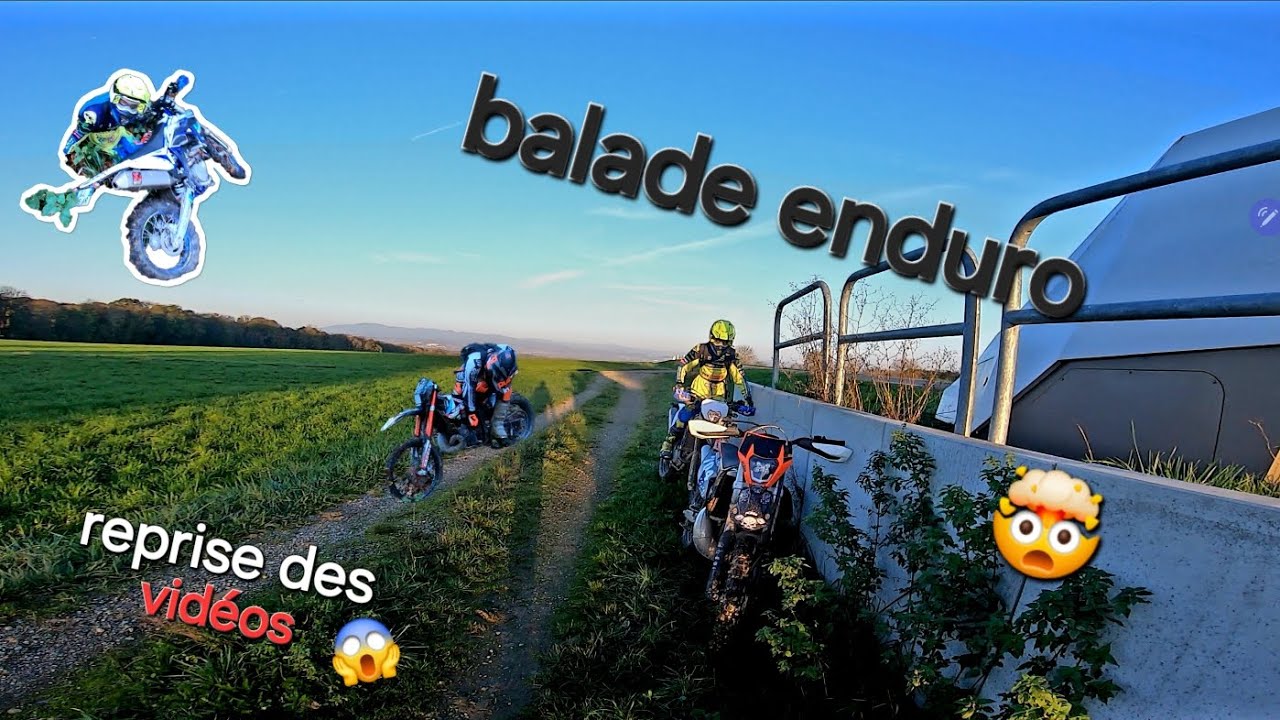 balade enduro entre potes