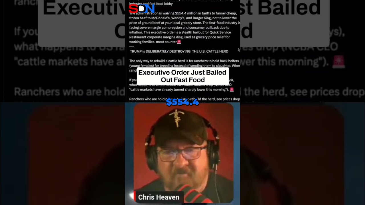 💰Beef Tariff Waiver Is a Stealth BAILOUT