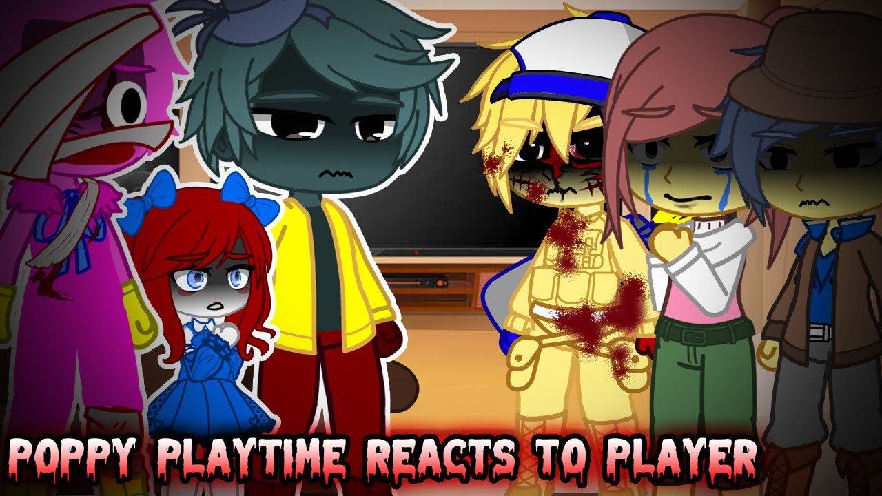 Poppy Playtime Reacts To Player | POPPY PLAYTIME | Part 1 | |Gacha Reaction|