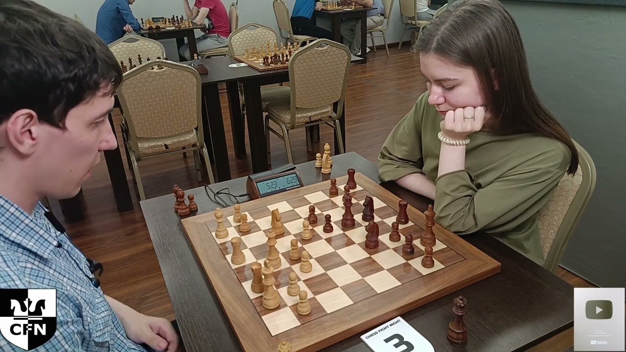 CM A. Krylov (2285) vs WFM Fatality (2042). Chess Fight Night. CFN. Rapid
