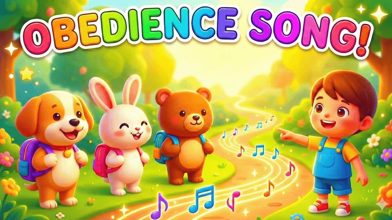 Песенка про послушание для детей! 🎵 Весело и полезно: полезные привычки | Детские стишки и песенки