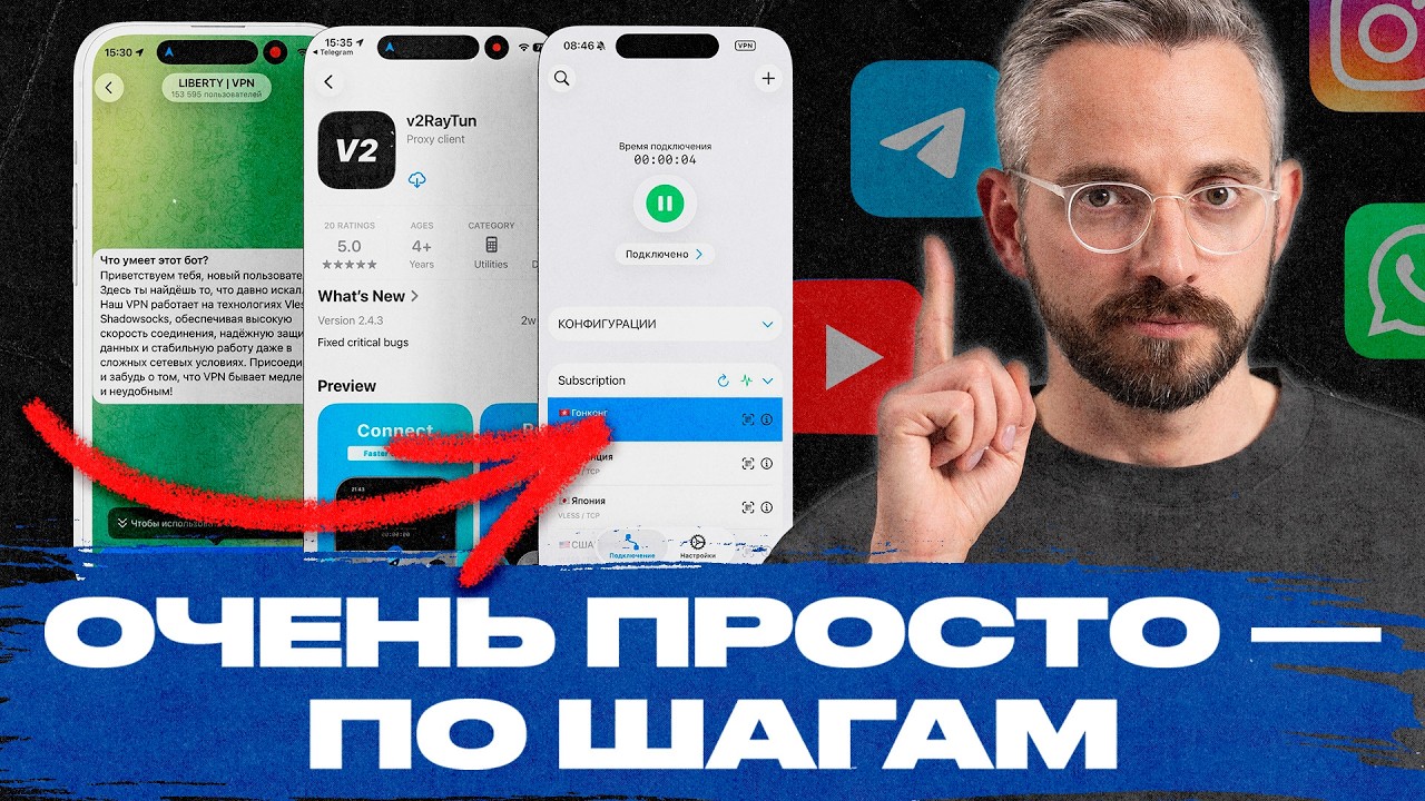 Установка VPN для новичков на iPhone, Android, Windows, macOS