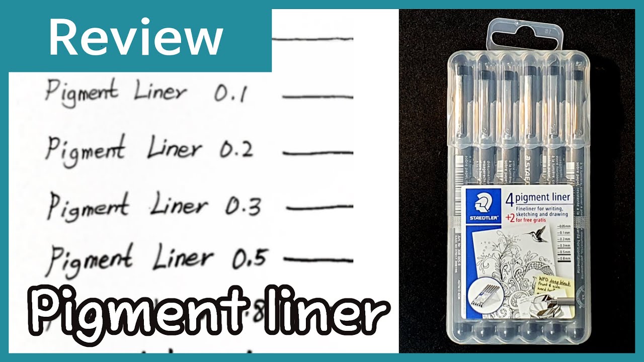 Review - Pigment Liner Set ( Staedtler )