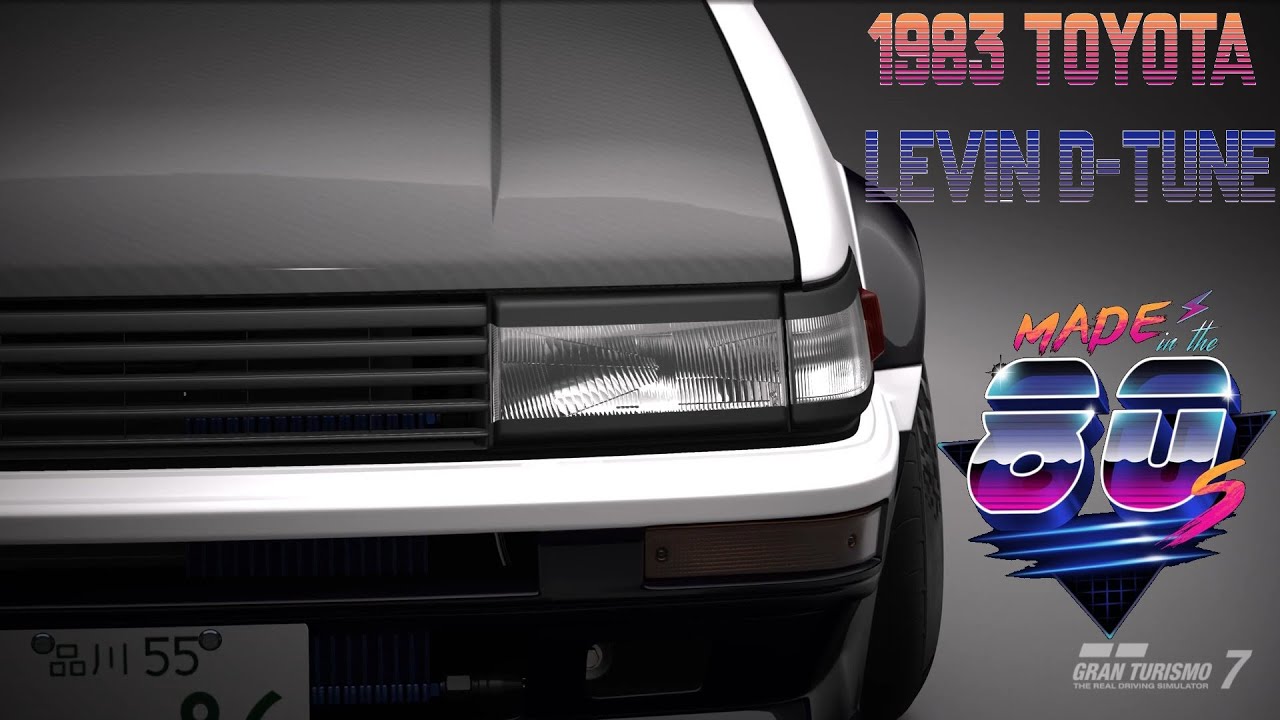 All 80's race in a 83 Toyota Levin D-Tune #logitechRS50 #RSpedals #gt7powerpack