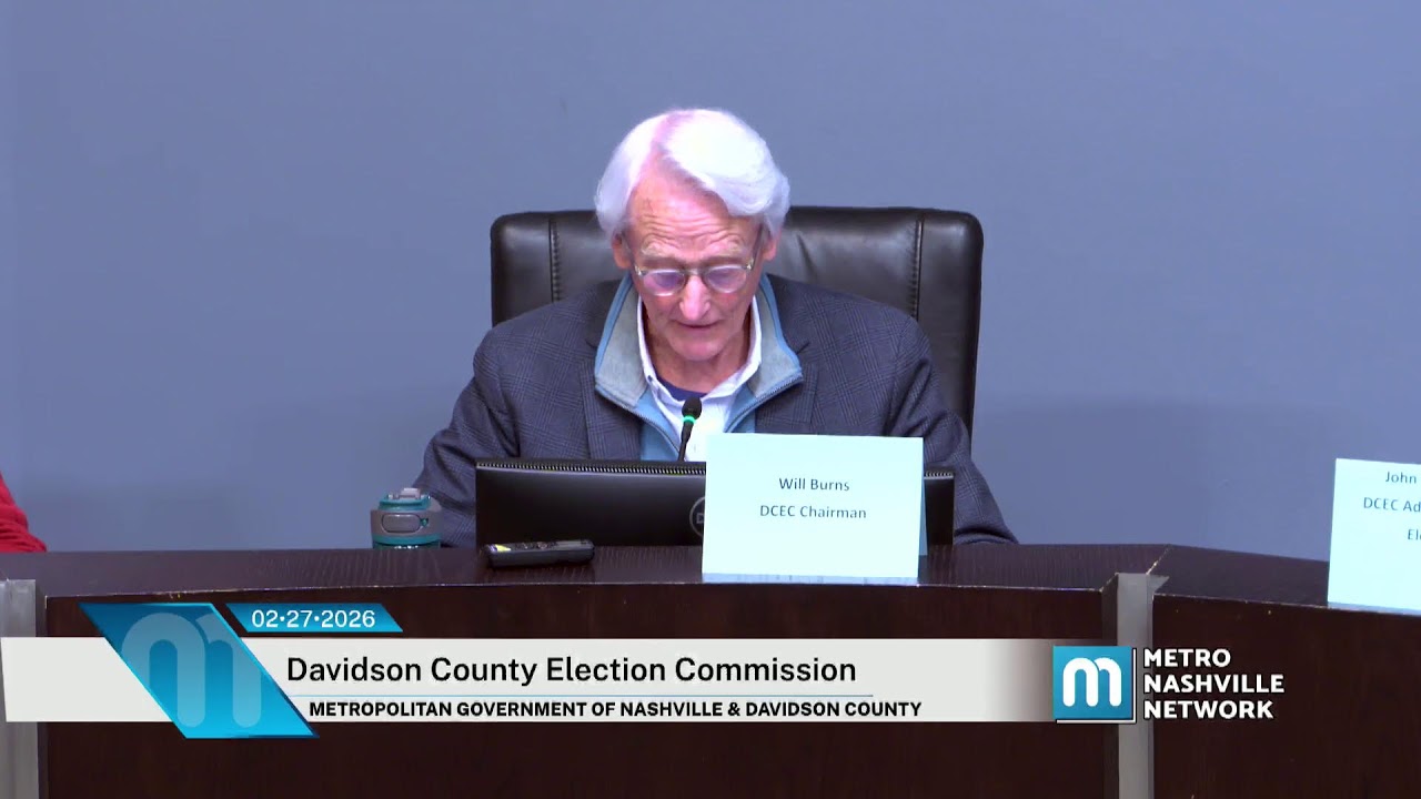 02/27/26 Davidson County Election Commission