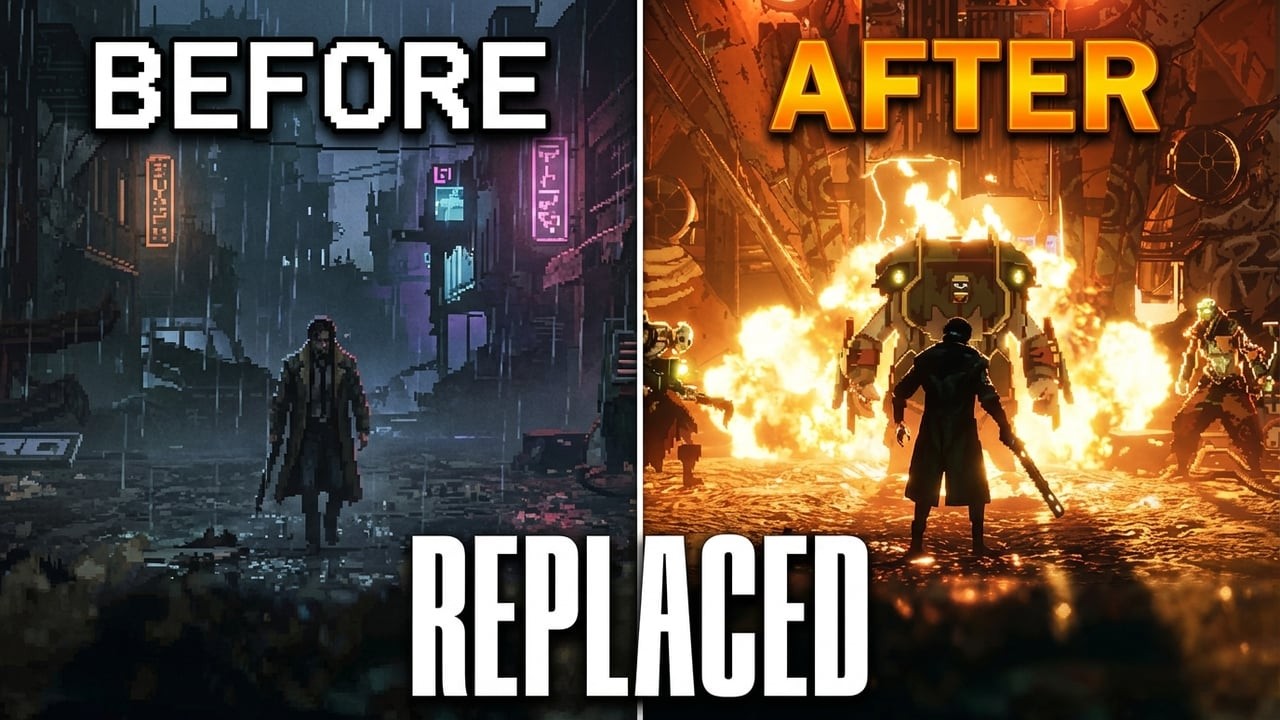 Replaced Full Demo | 4K 60fps | The Pixel Art is Insane