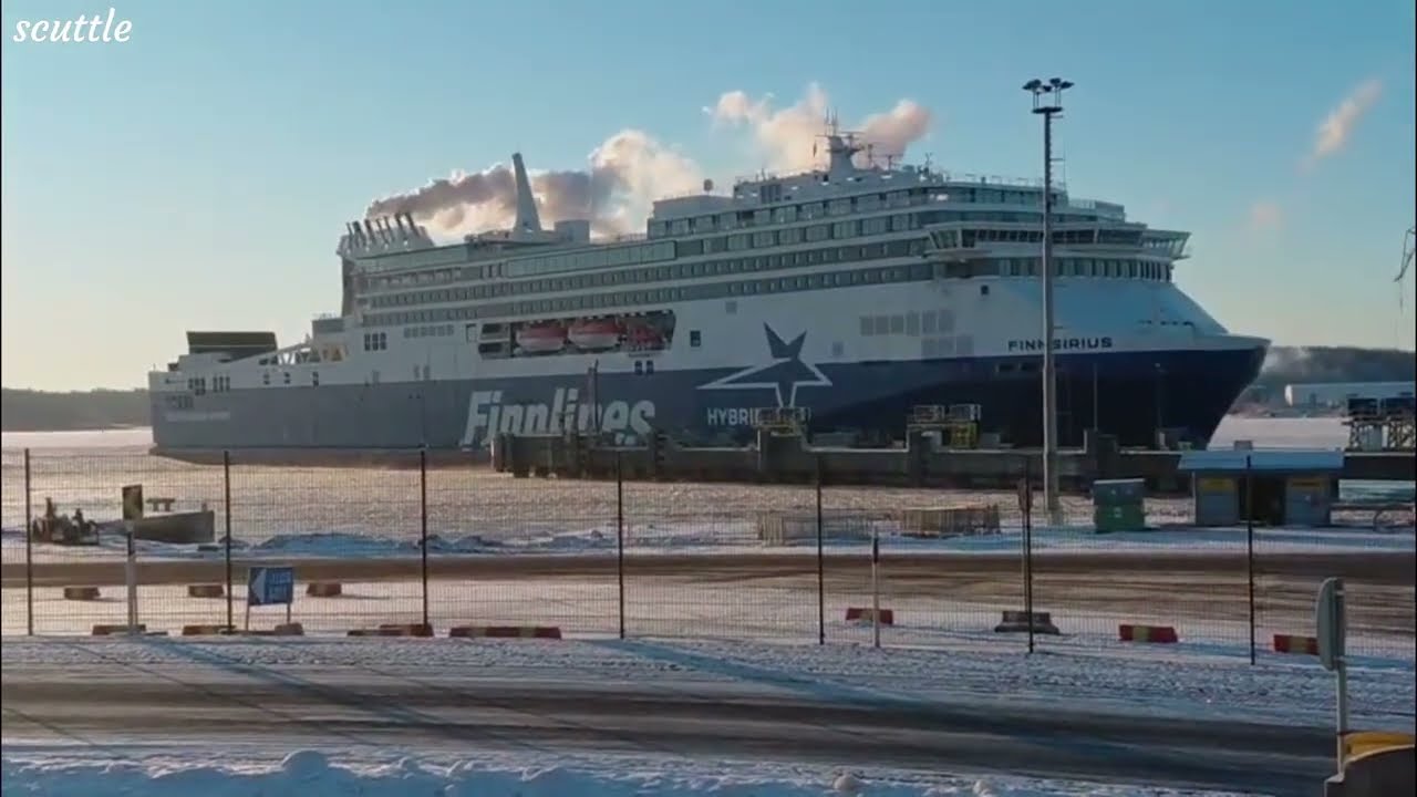 Finnlines M/S Finnsirius Departure From Naantali 31/1/2026