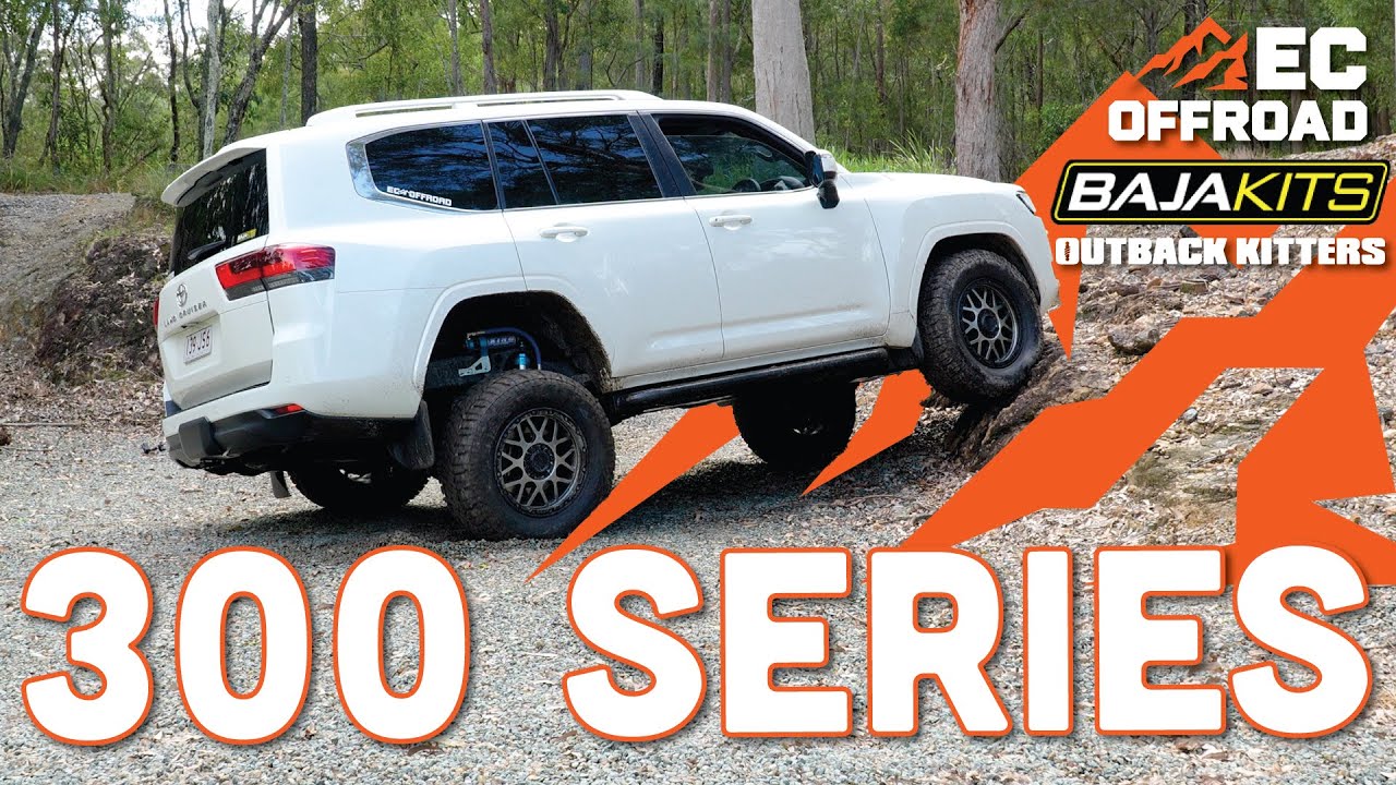 1st Toyota 300 Series Landcruiser Baja Kits In Australia - Install and Test Track RACQ Mount Cotton