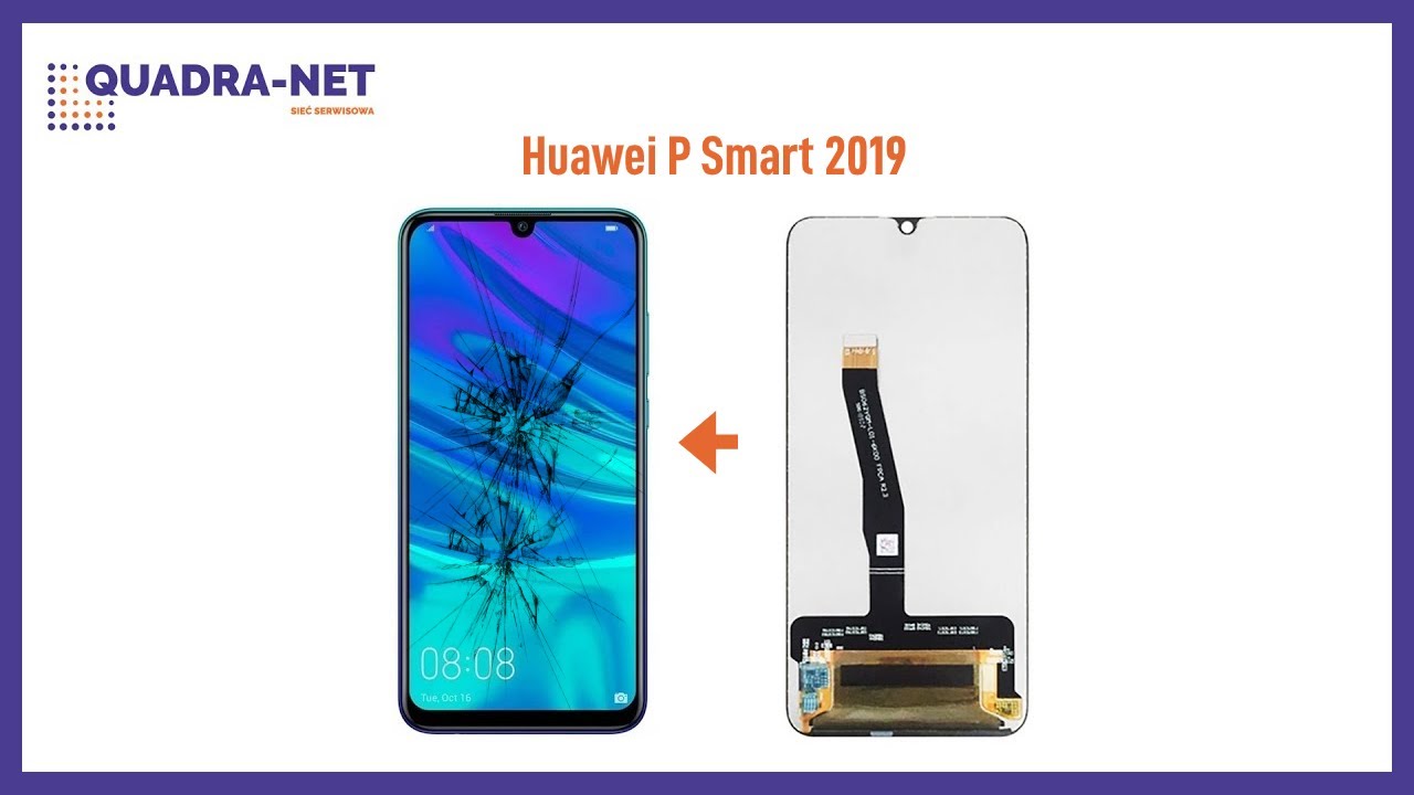 Huawei P Smart 2019 (POT-LX3, POT-LX1, POT-AL00) - Wymiana wyświetlacza | Screen Replacement, Repair