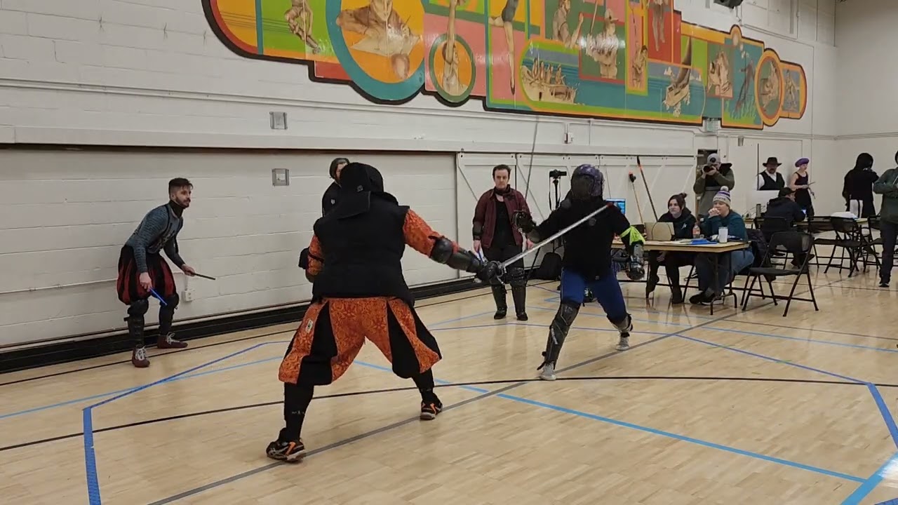 Evergreen open side sword pool 1-3 Mitchell allen v Lorenzo mendoza