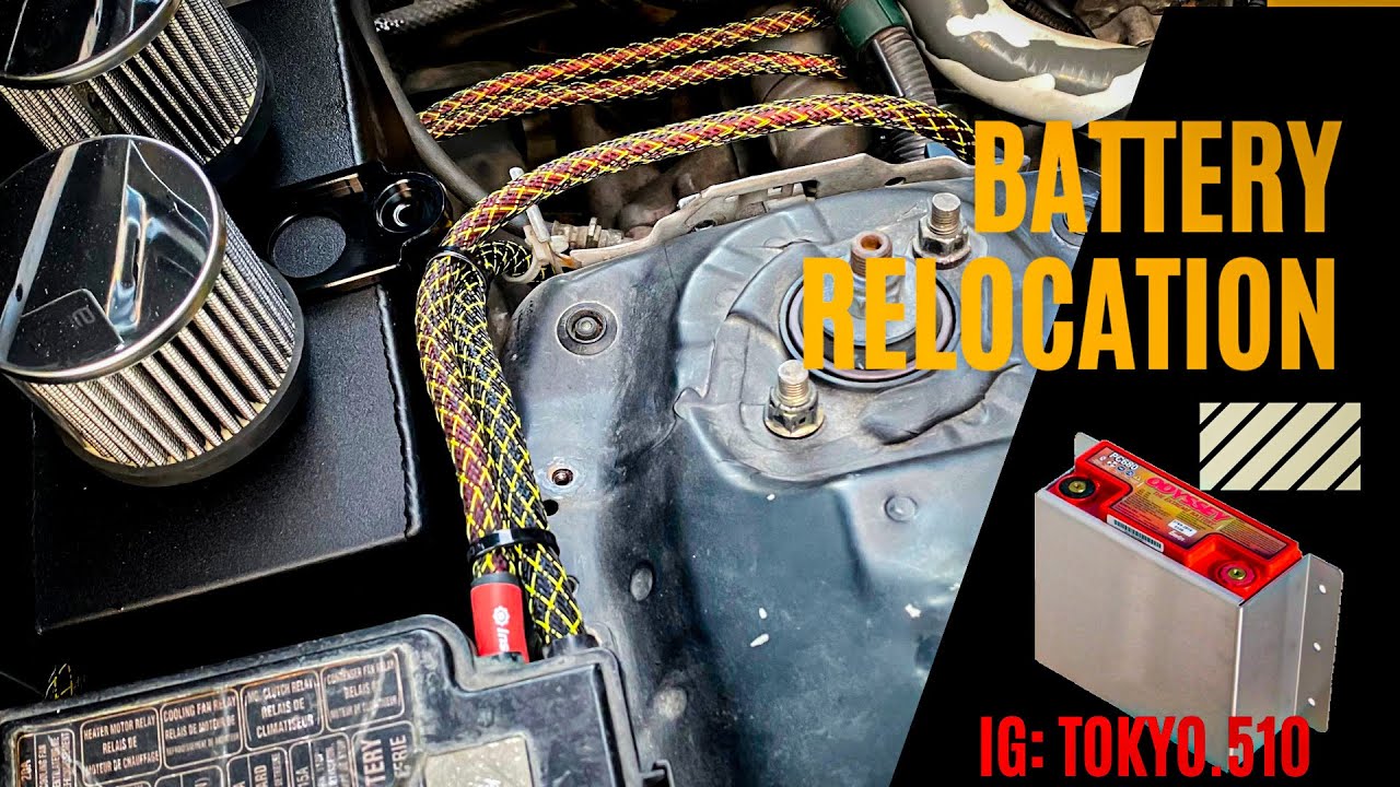 Battery relocation kit