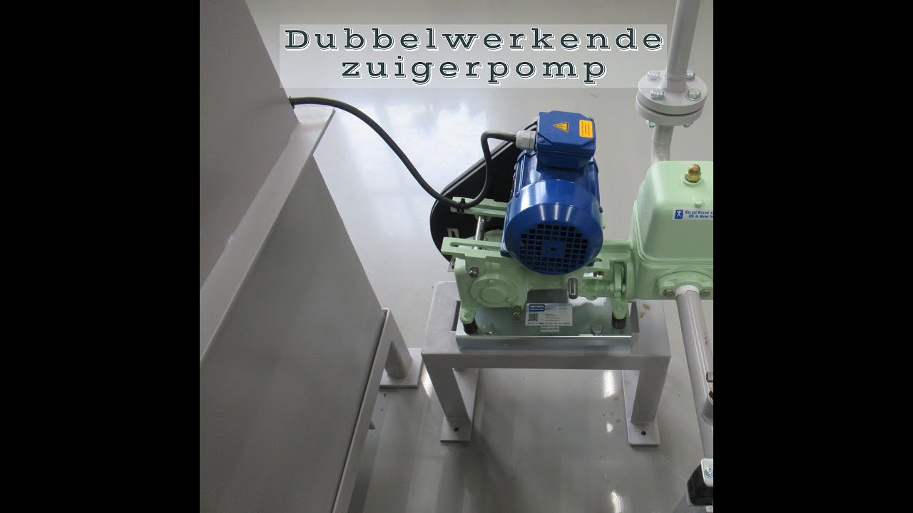 Dubbelwerkende zuigerpomp