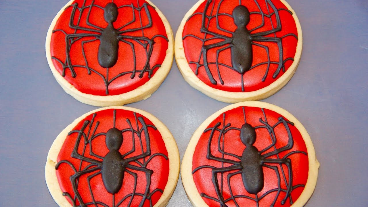Spiderman cookies