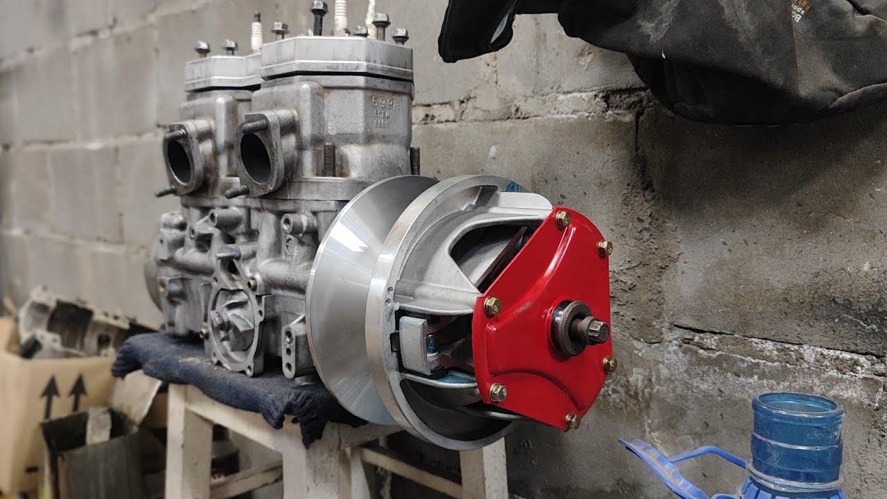 ремонт снегохода arctic cat ,доработка вариатора сафари,часть первая