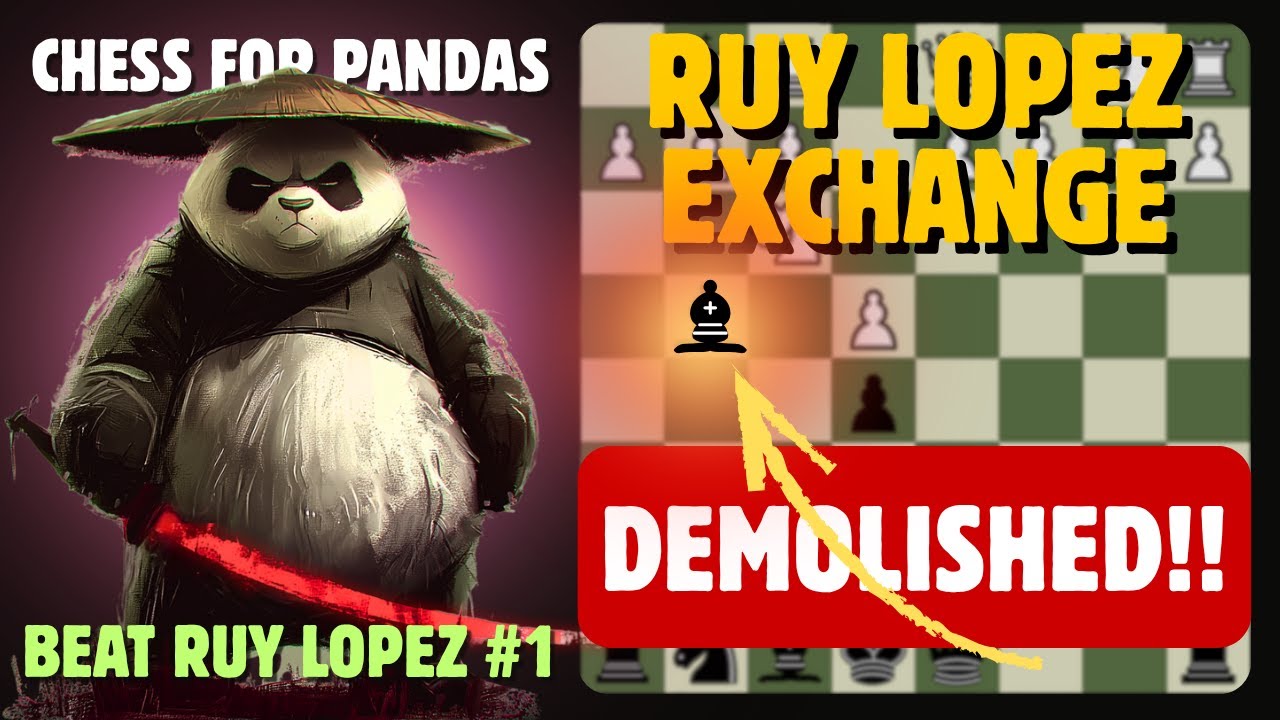How to Crush the Ruy Lopez Exchange Variation (Beat Ruy Lopez #1)