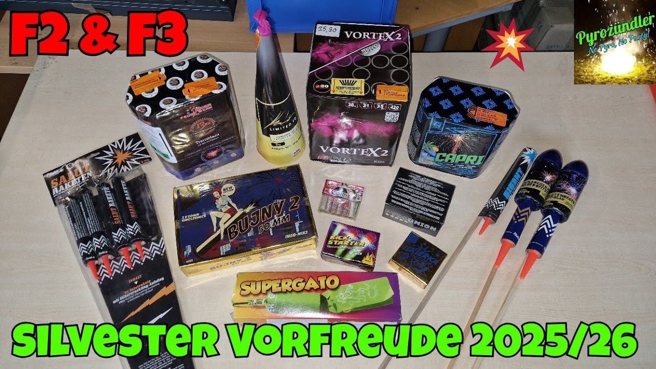 Fette F2 & F3 Silvester Vorfreude B&ouml;llertour | Vorfreude auf Silvester 2025/26 | Pyroz&uuml;ndler