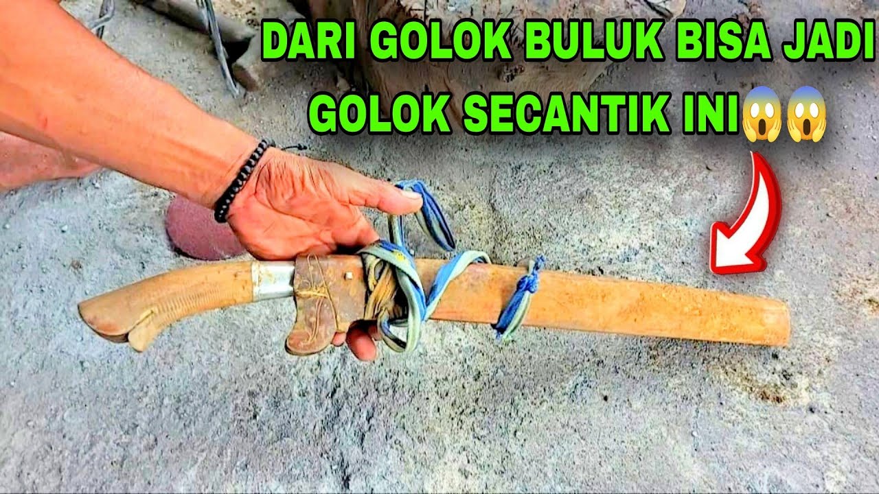 🔴Tidak usah beli golok cukup tonton video ini restorasi bilah menjadi golok baru😱😱