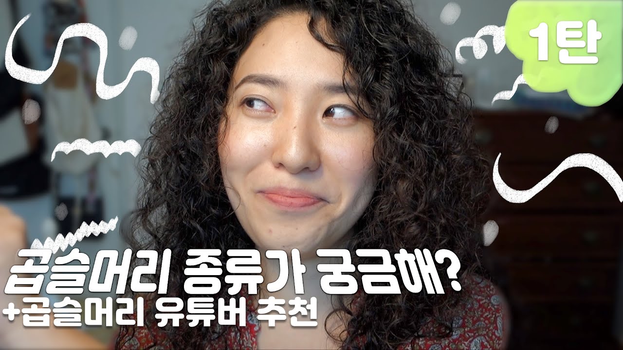 곱슬머리 종류 궁금하세염?/곱슬개론학1탄