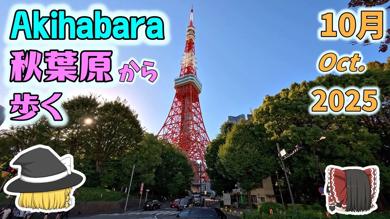 秋葉原から歩く!?　2025 10月　HDD高騰の秋 今後どうなる？～南に向かって歩いてみた 【お散歩】