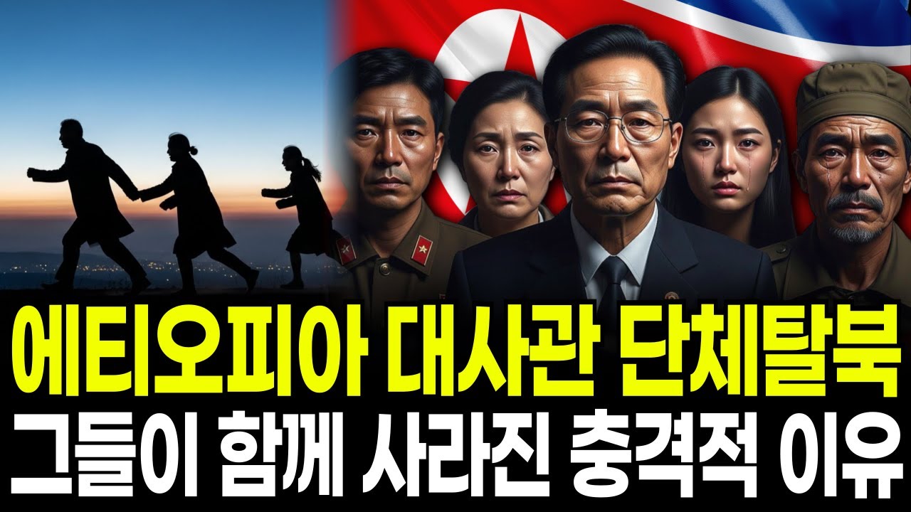 에티오피아 북한 대사관 직원 단체탈북.. 그날, 그들은 왜 함께 사라졌나