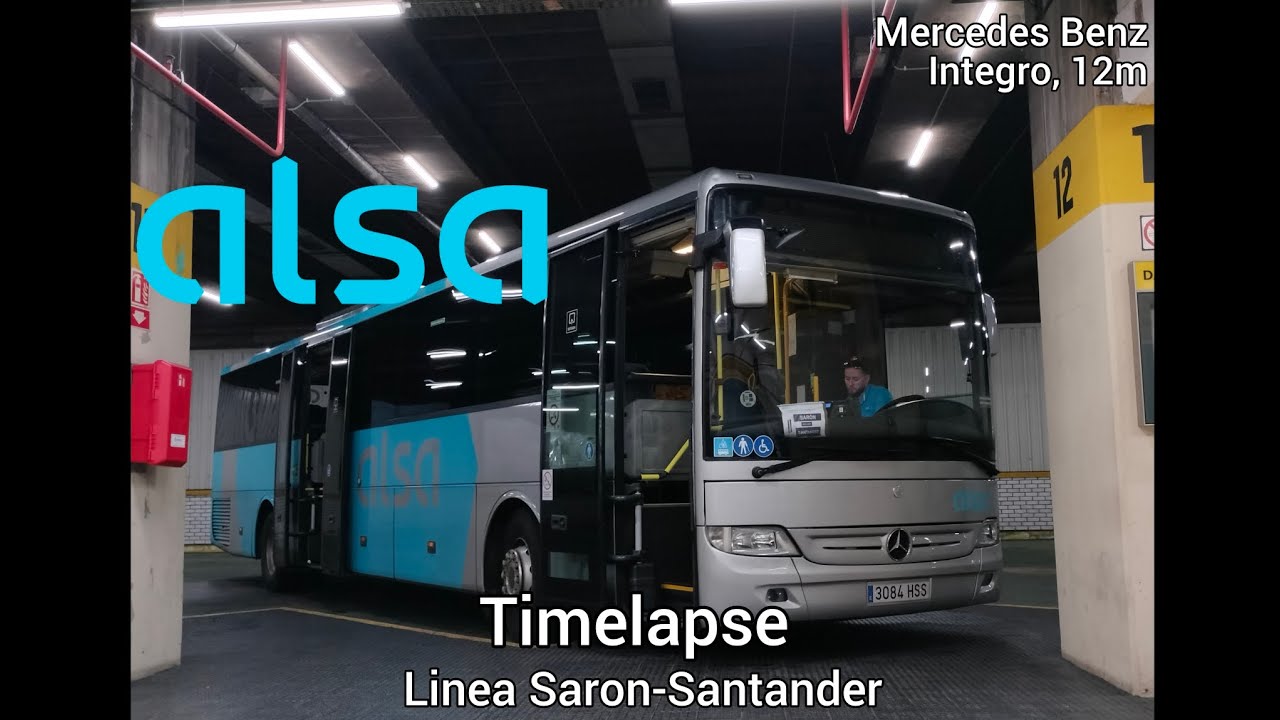 Timelapse línea Saron-santander Operado por ALSA